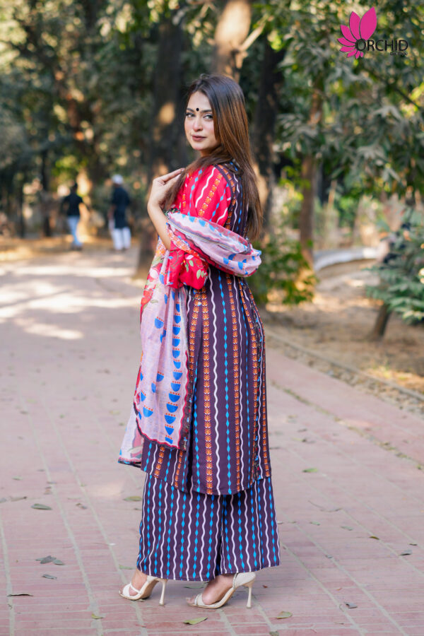 Orchid Printed Three-Piece Set - Image 2